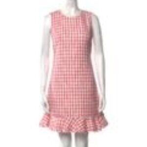 KATE SPADE NEW YORK Plaid Print Mini Dress Size: US2